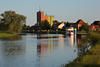 Bleckede Elbe Flusslandschaft Urlaubsort am Wasser Elbufer Schifffhre