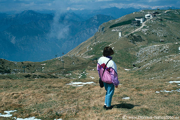 Monte Baldo Bergstation Alpenpanorama