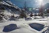 Alpen Winterlandschaft Naturbild Schnee Winterzauber weisse Berge Romantikfoto