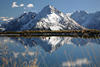 Hochgebirge Schneegipfel Zillertaler Alpen Berge See Wasserspiegelung Naturfotos